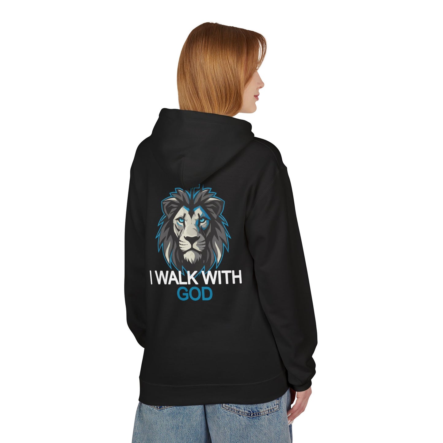 "Walk with God" Lion Hoodie