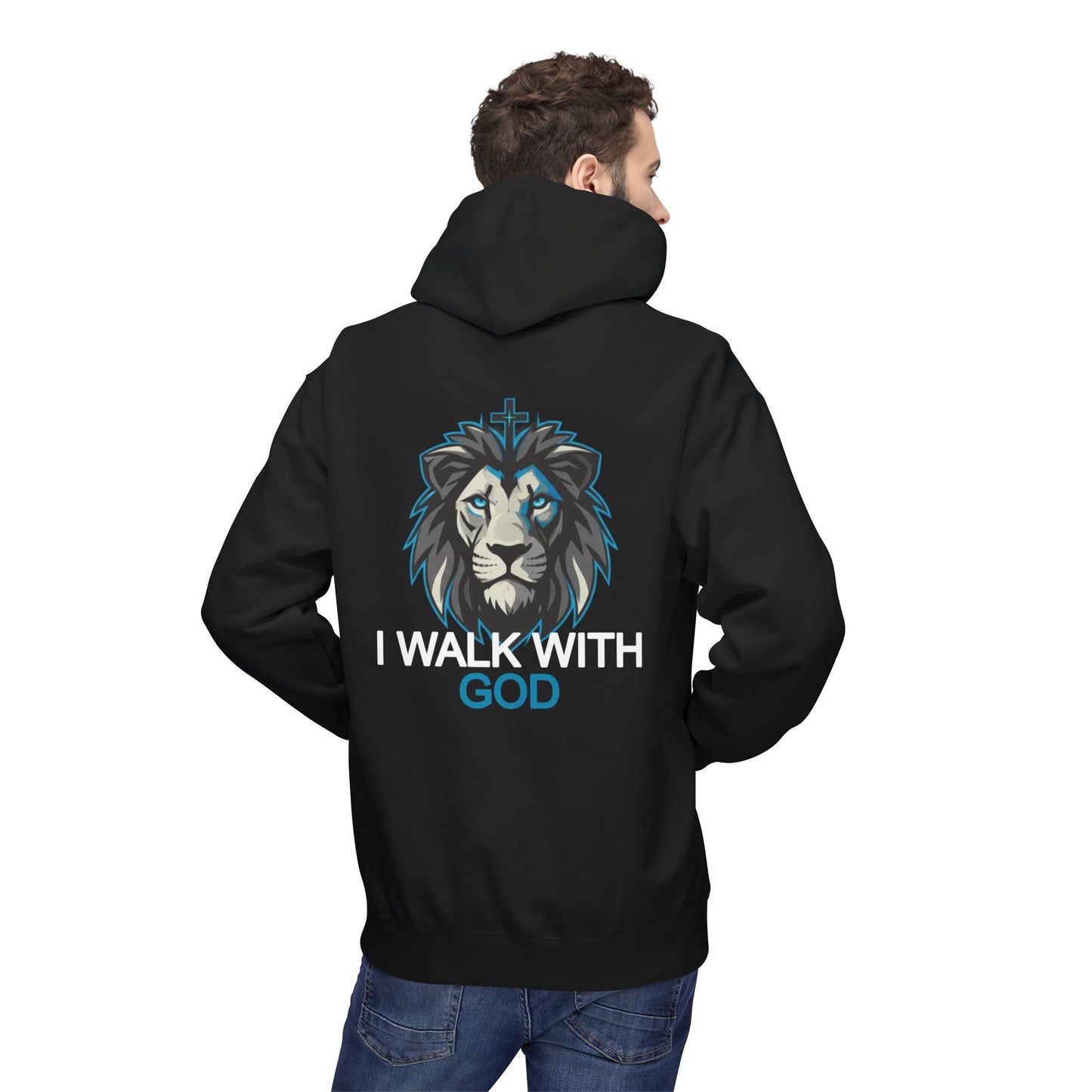 "Walk with God" Lion Hoodie