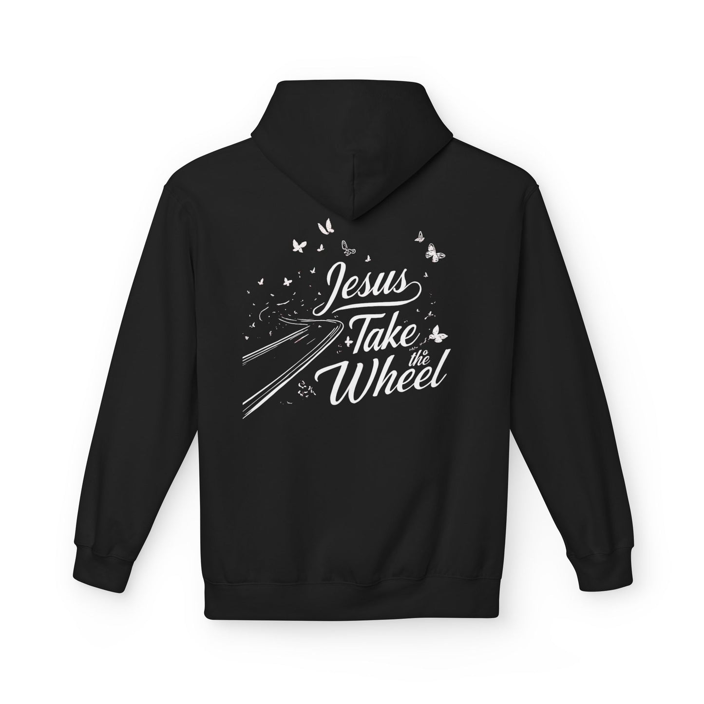 Jesus Take the Wheel Hoodie — Butterfly Road Christian Faith Sweatshirt