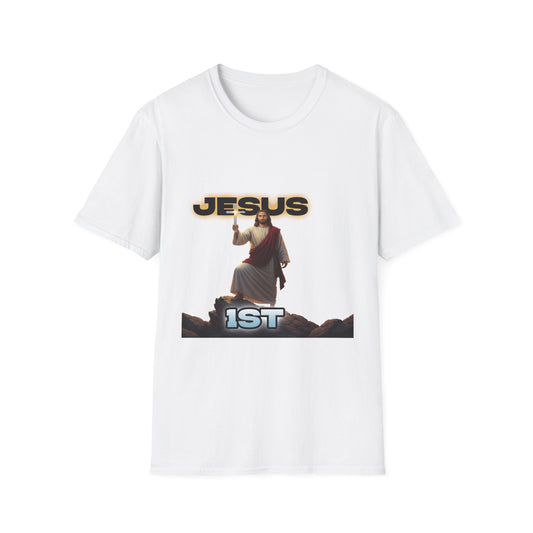 Jesus 1st T‑Shirt – Christian Faith Graphic Tee