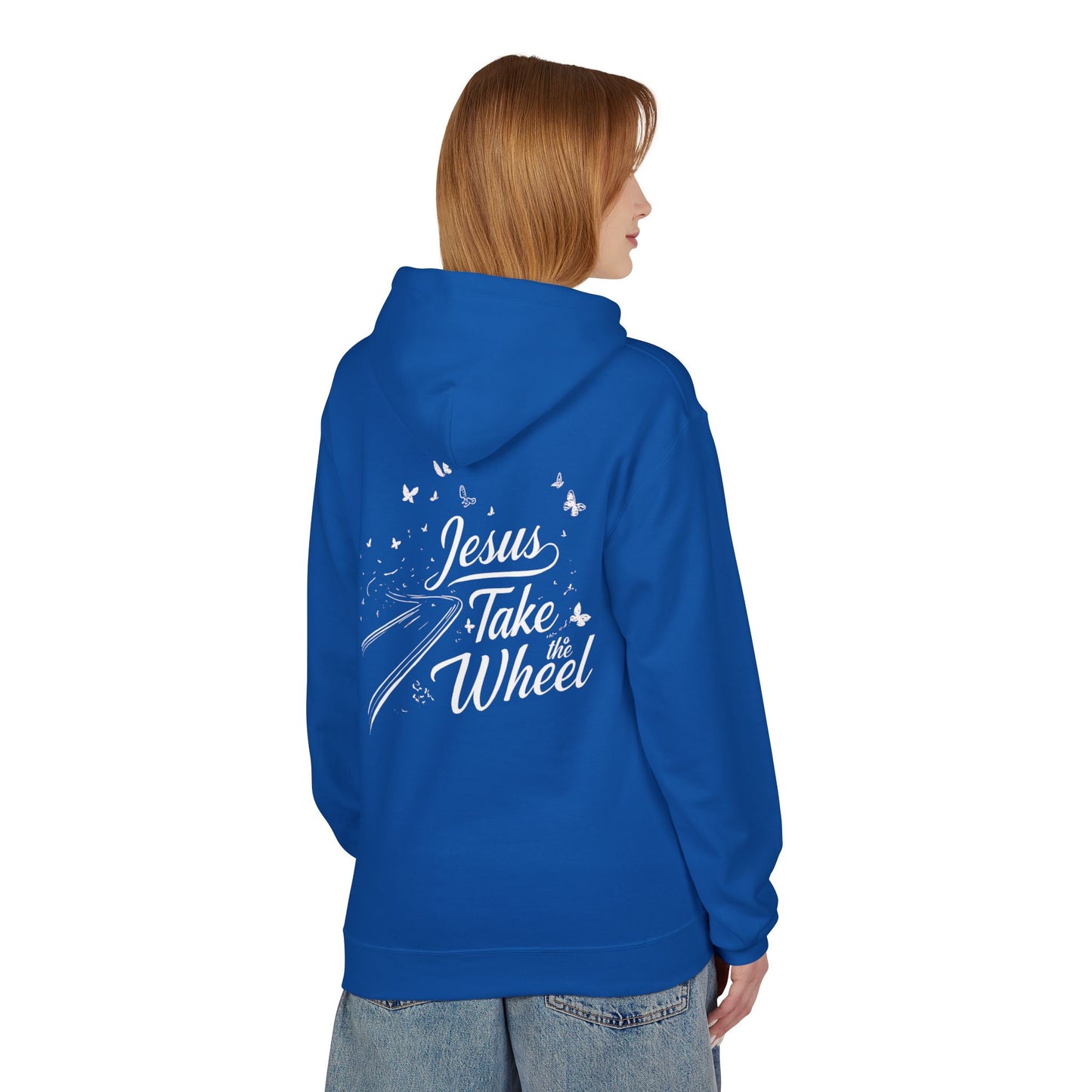 Jesus Take the Wheel Hoodie — Butterfly Road Christian Faith Sweatshirt