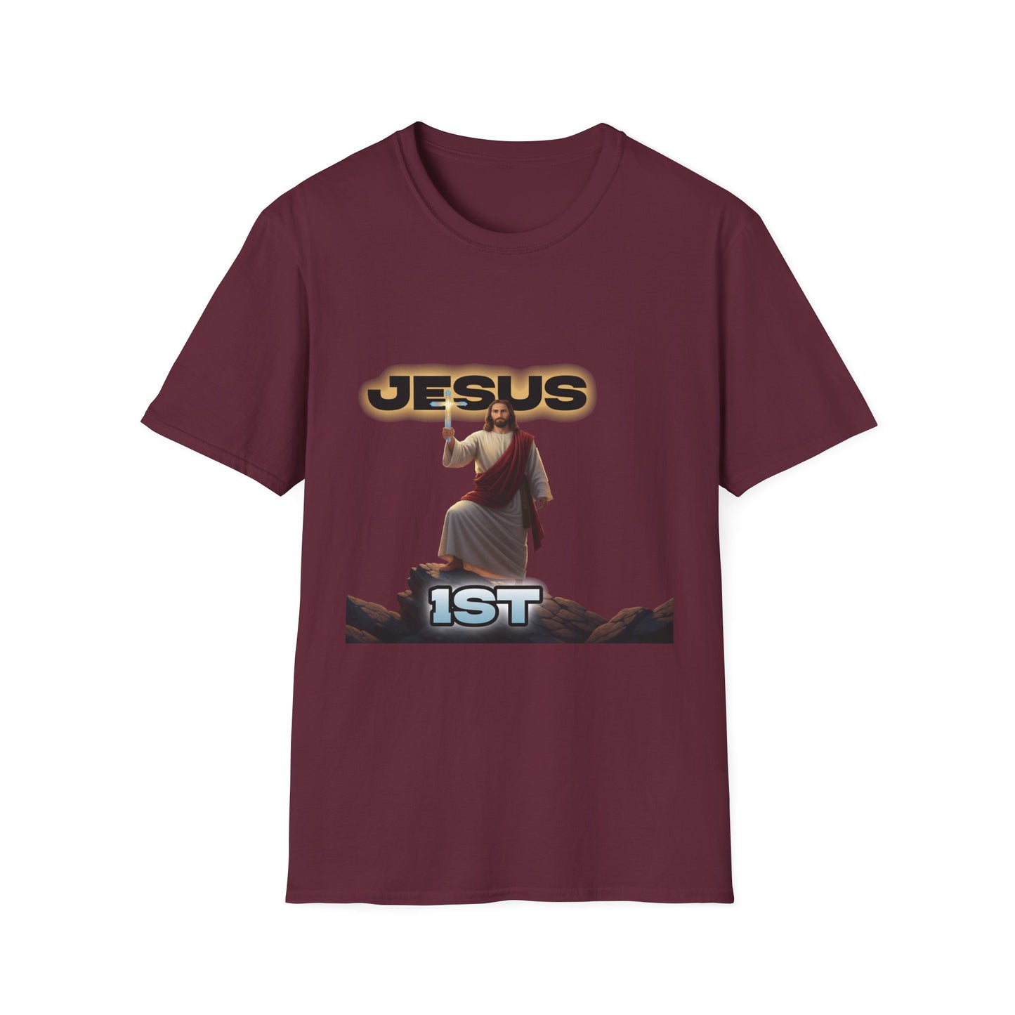 Jesus 1st T‑Shirt – Christian Faith Graphic Tee
