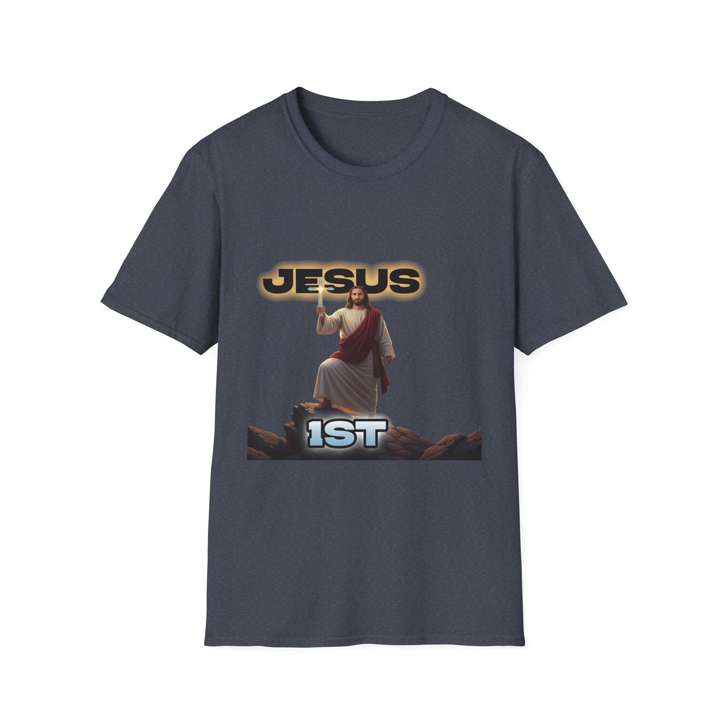 Jesus 1st T‑Shirt – Christian Faith Graphic Tee